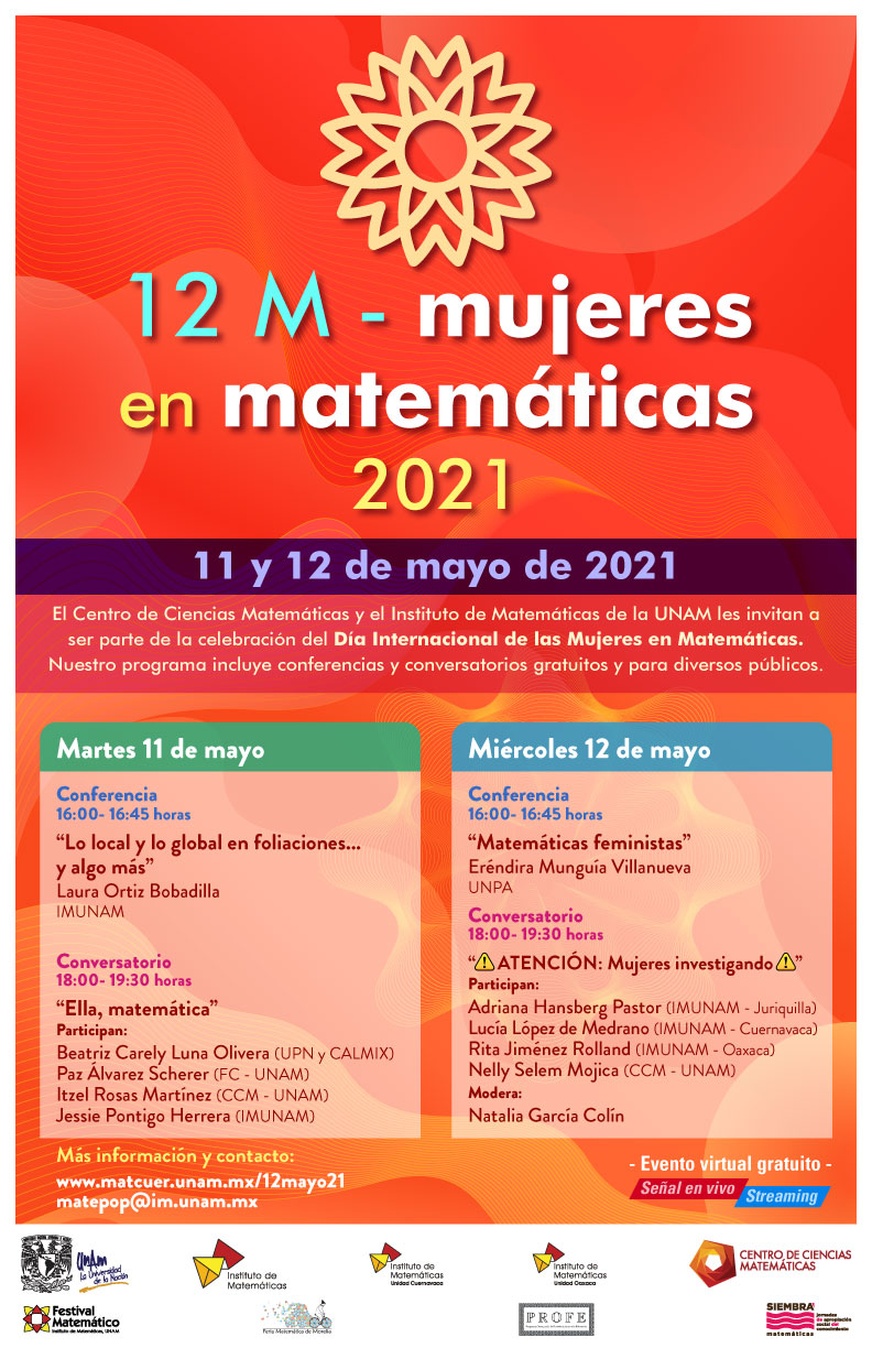event poster with program