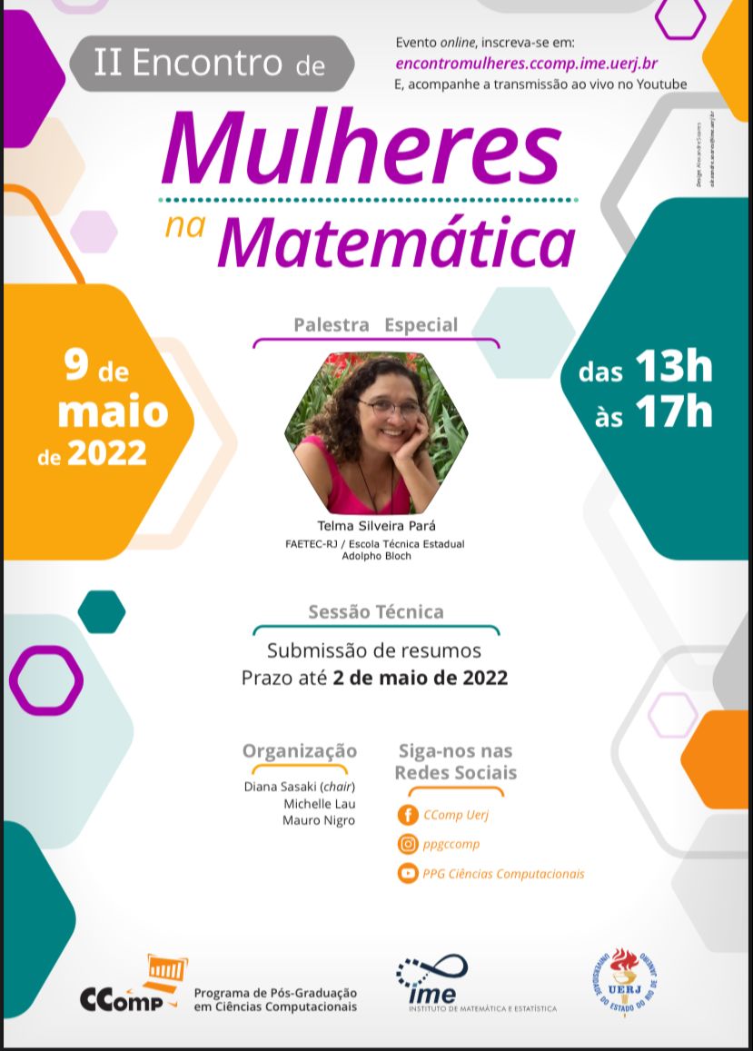 II Encontro de Mulheres na Matemática - PPG-CCOMP/IME/UERJ