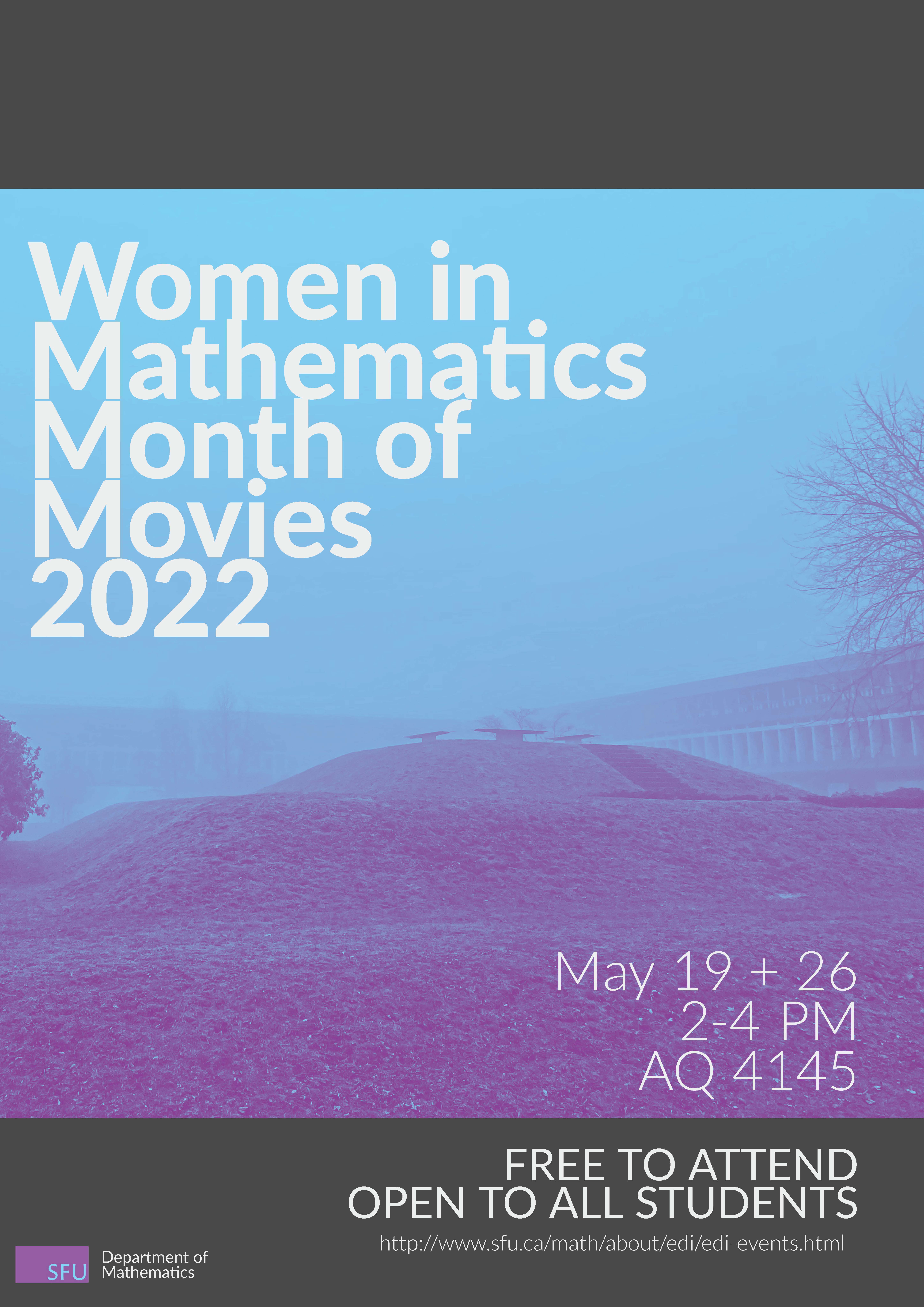 Visual of campus nearby where movie screenings will be held.