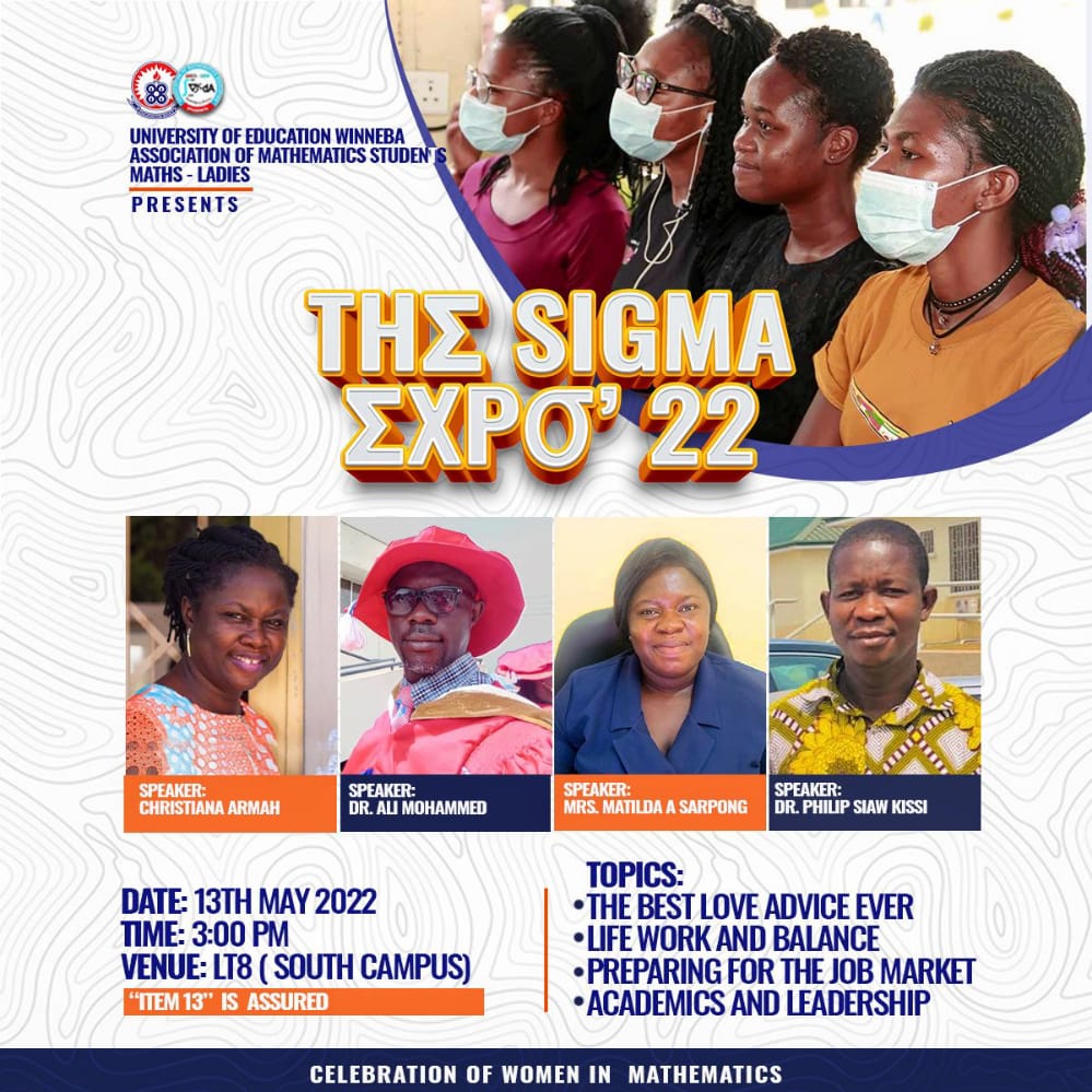 The Sigma Expo workshop organized by the Department of Mathematics Education students' association.