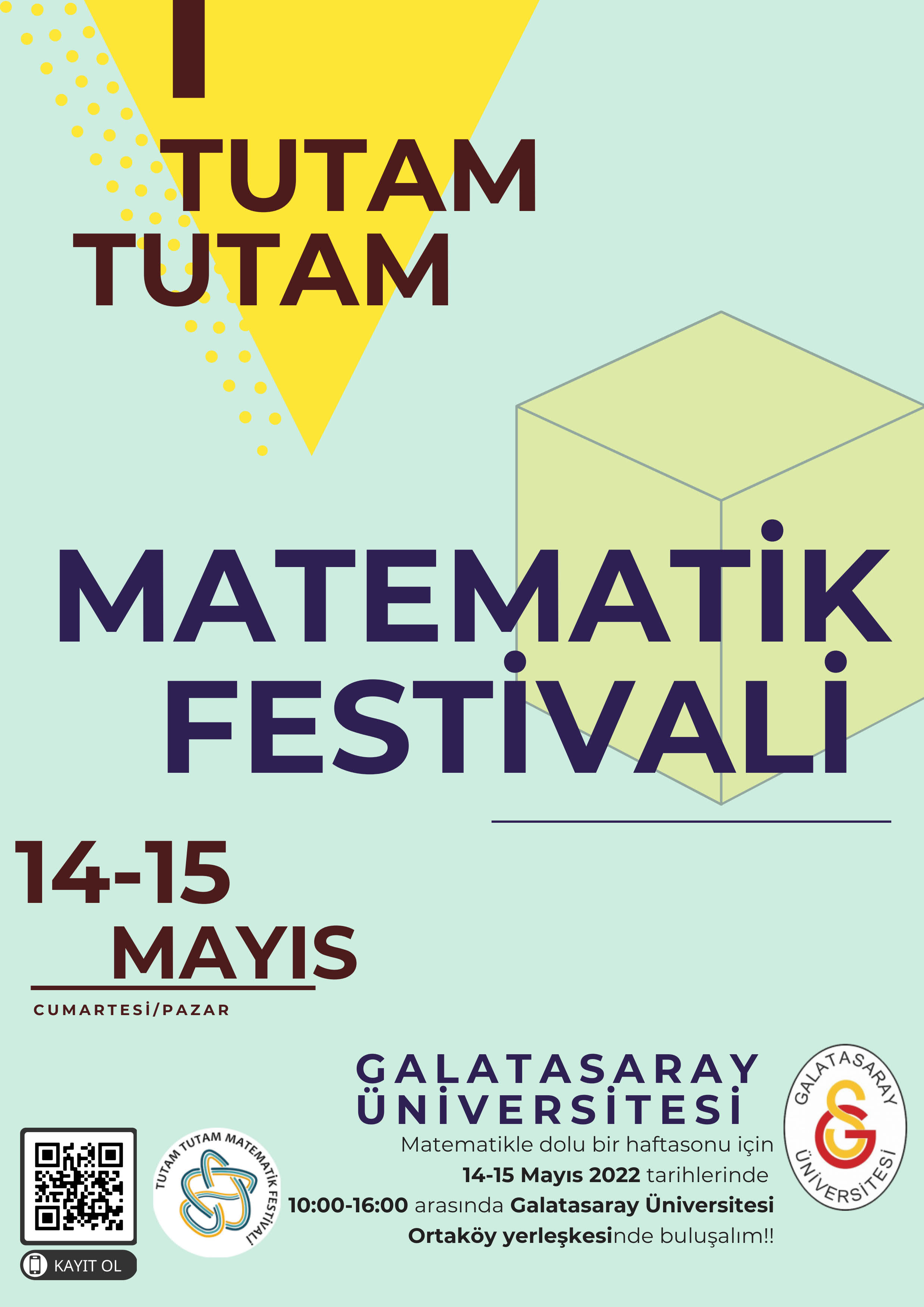 Event poster with practical details