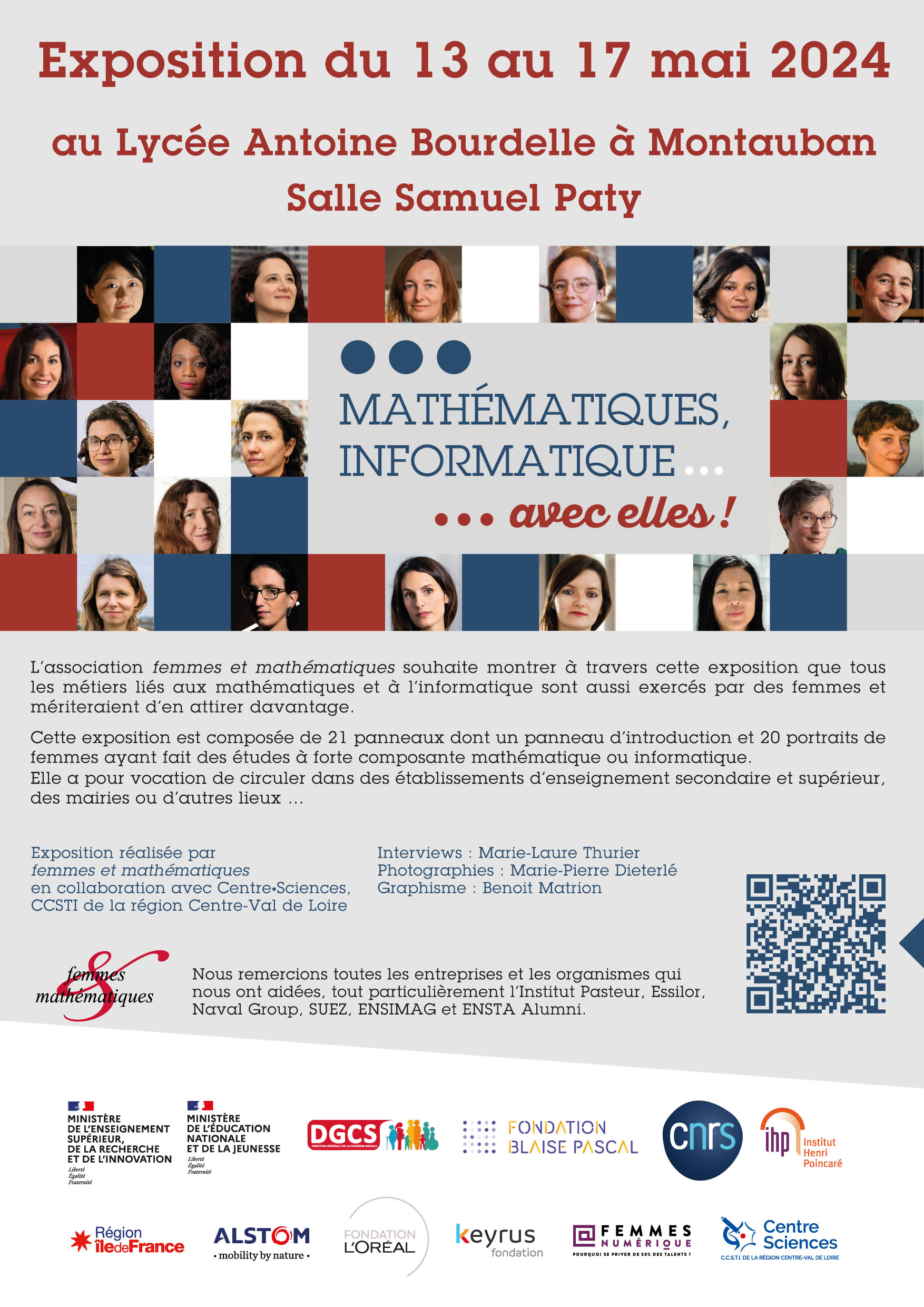 Visuel "Mathématiques, informatique... avec elles !"