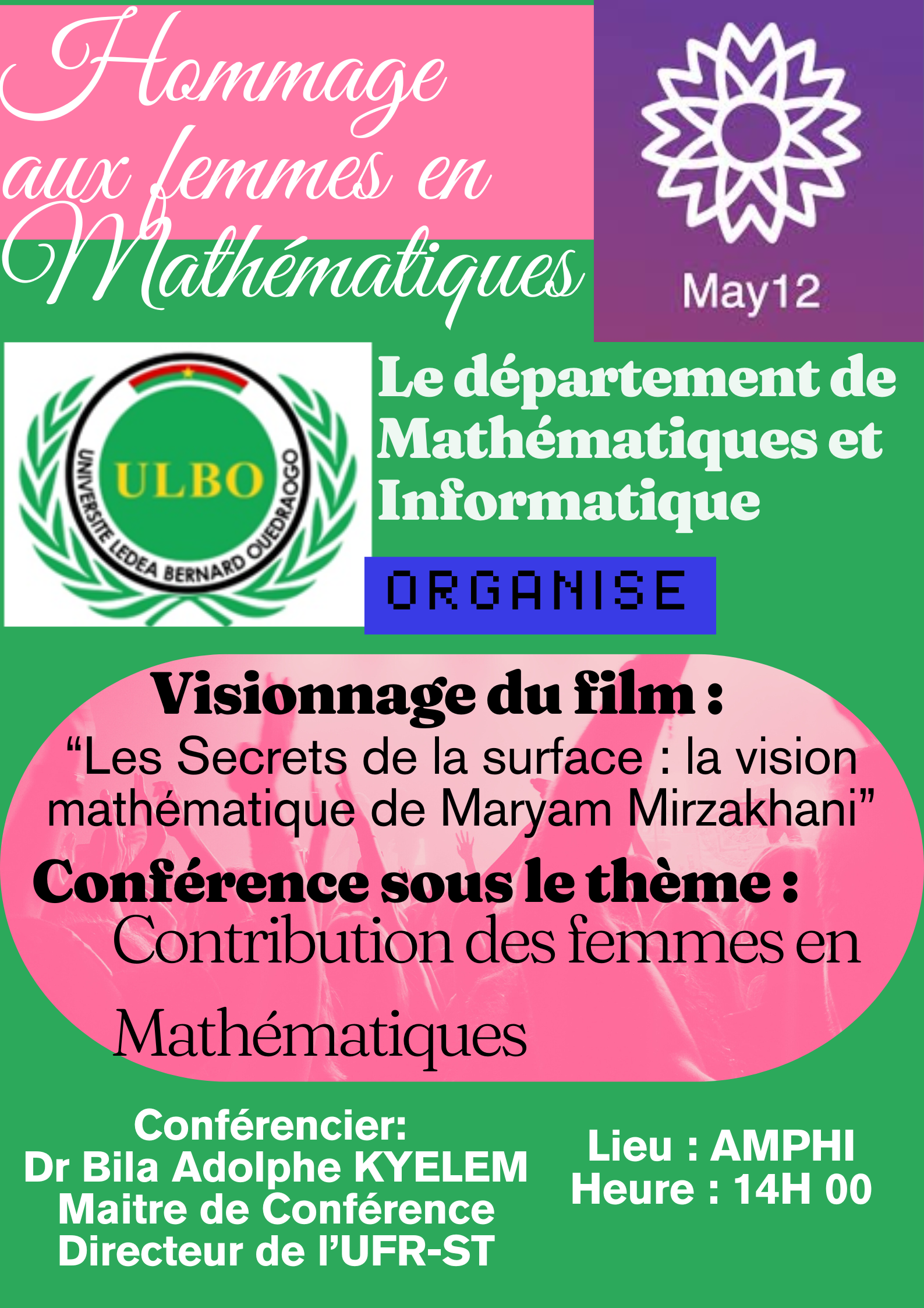 Poster de la journée du 12 Mai