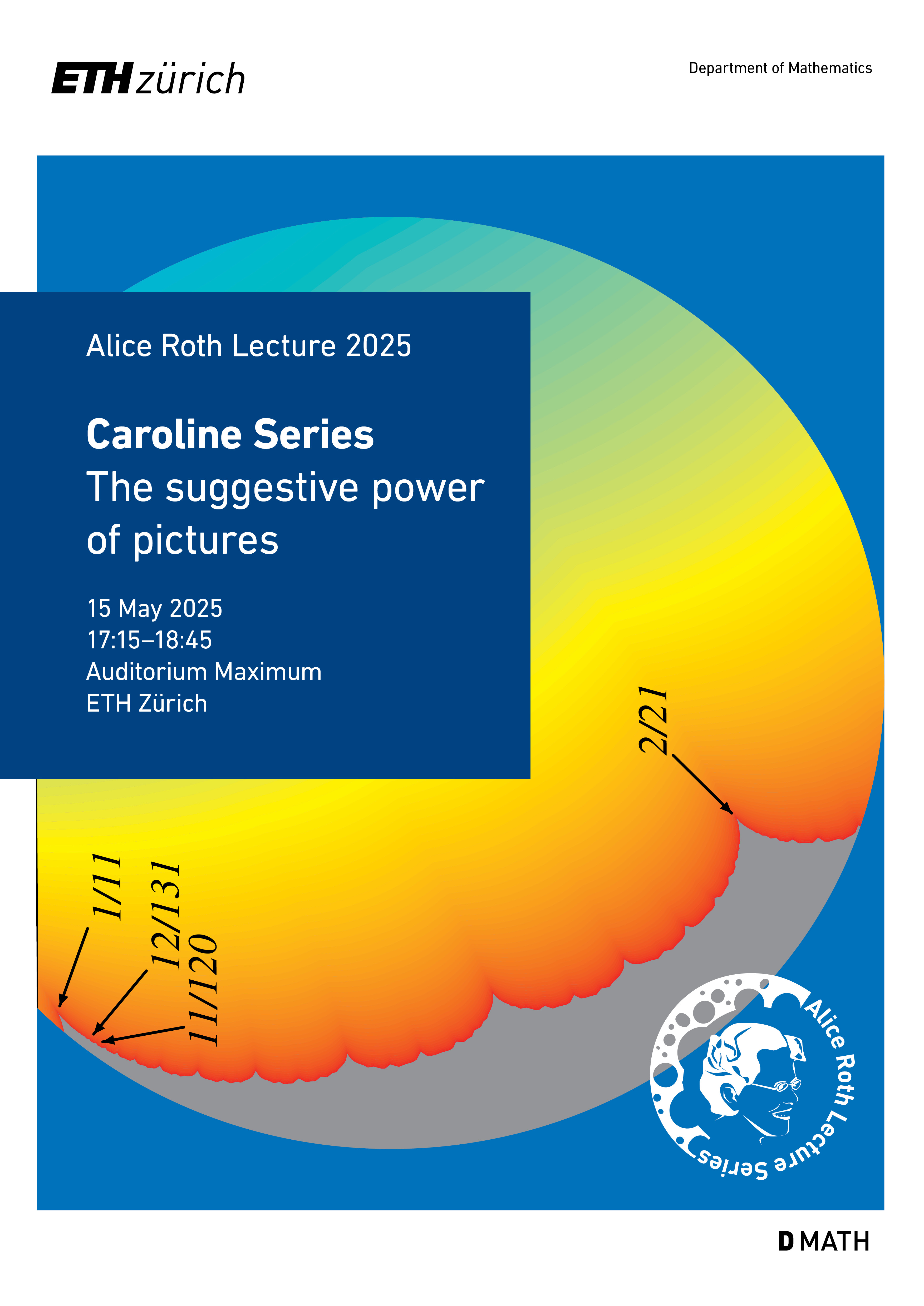 Poster Alice Roth Lecture 2025