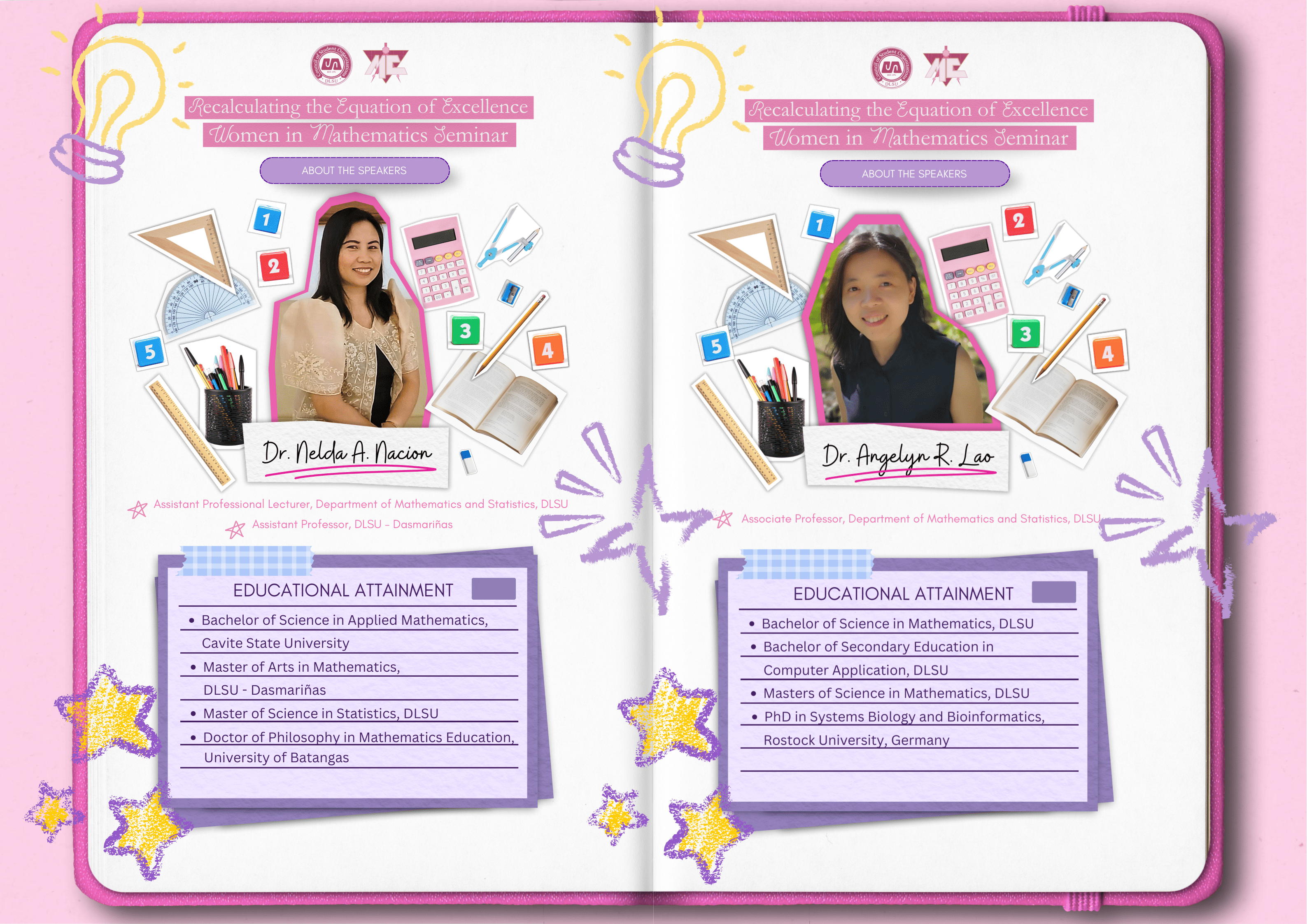 Meet the Speakers: Dr. Nelda A. Nacion & Dr. Angelyn R. Lao