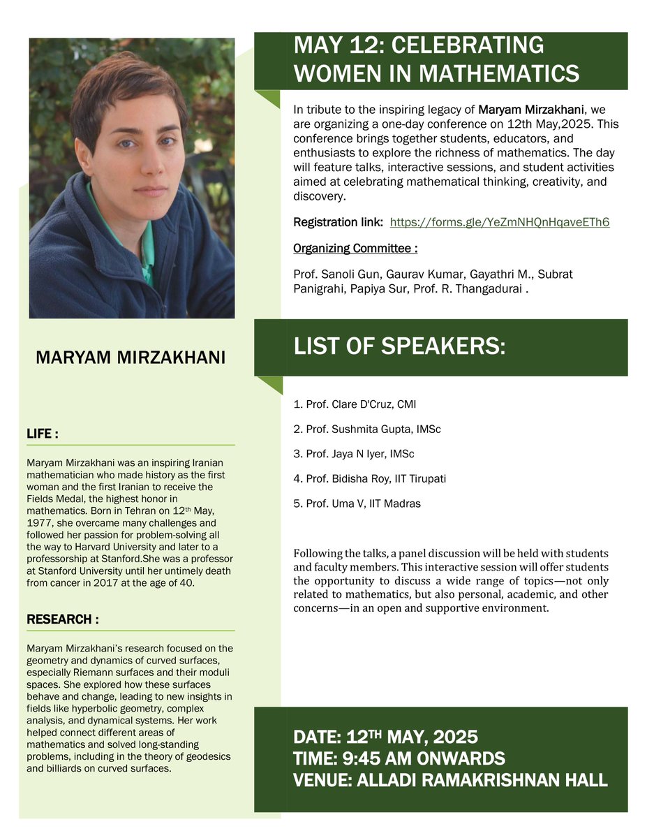 Poster of the event