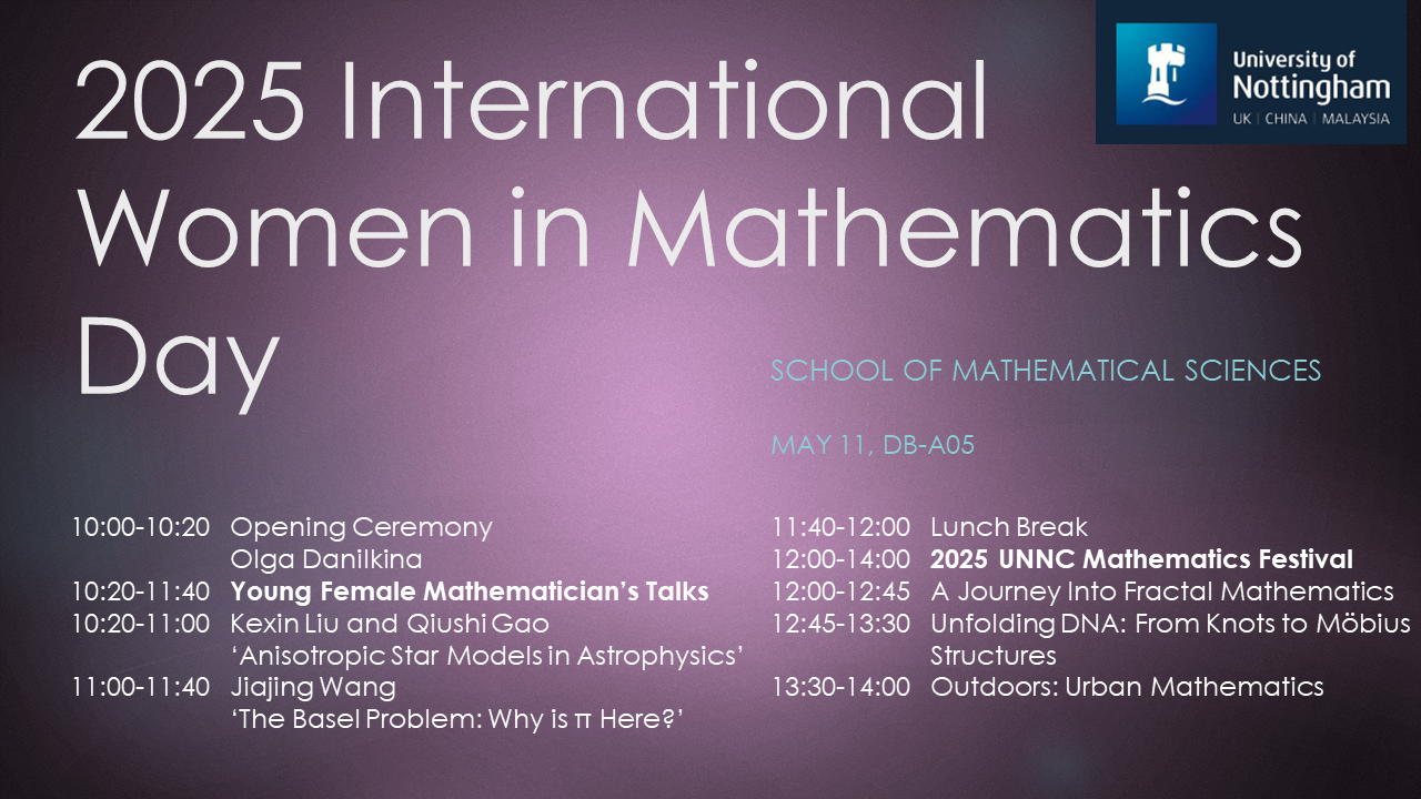 event's schedule