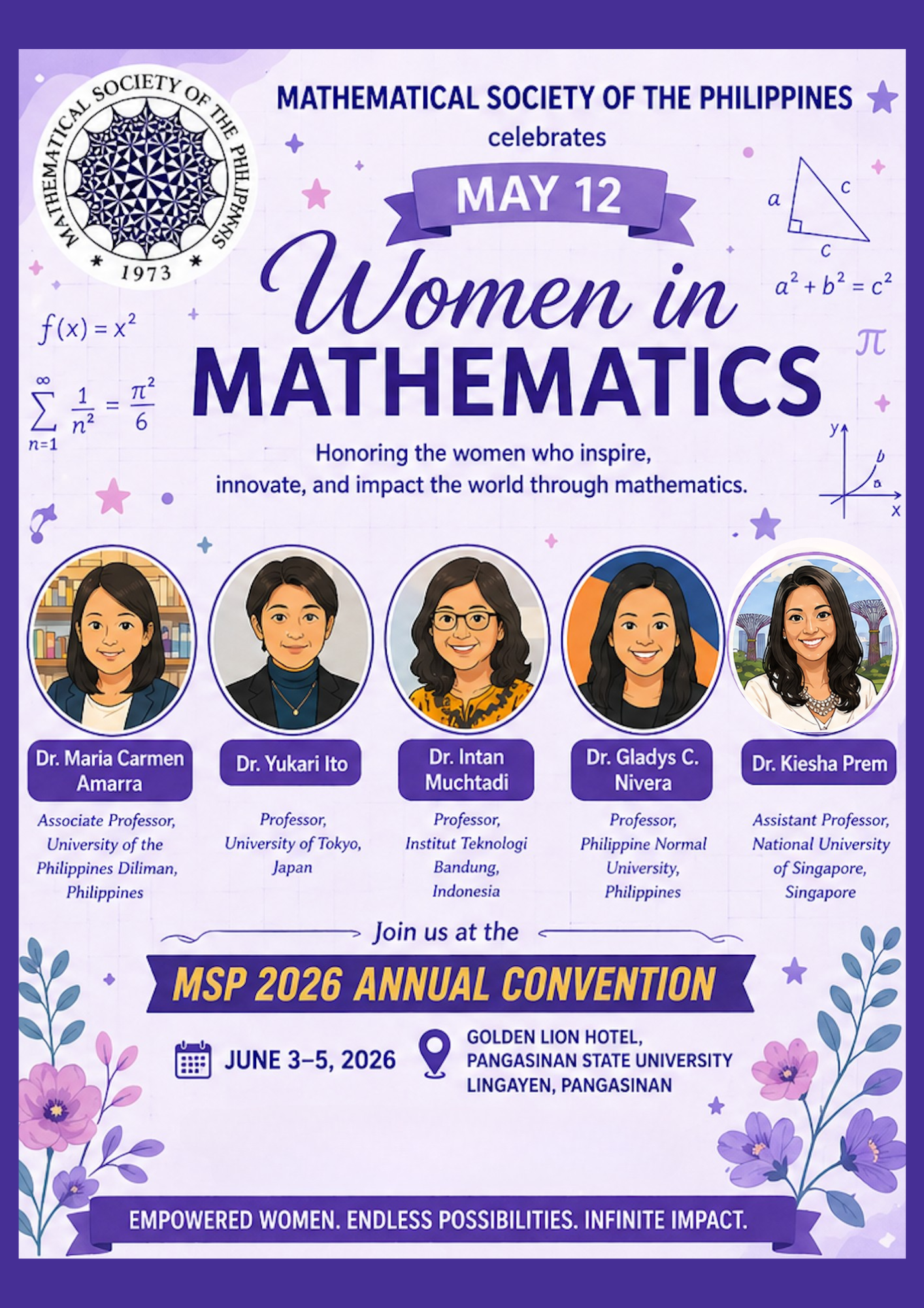 2026 Mathematical Society of the Philippines Annual Convention featuring Women in Mathematics.png
